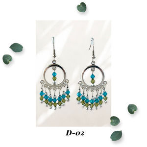 Caribbean Island - Crystal Chandelier Earrings